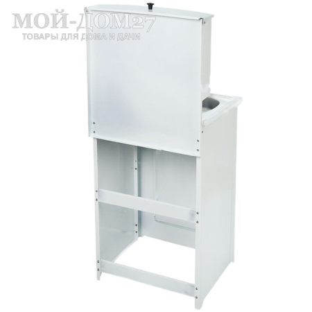 Умывальник без подогрева нерж. мойка | Мой-Дом27 | Объем бака – 20 литров без нагревателя<br>
 Материал умывальника – сталь толщиной 0,7 мм<br>
 Мойка – нержавеющая сталь<br>
 Кран – металлический<br>
Поставляется в разобранном виде, в коробке 80*54*20 см с ручками